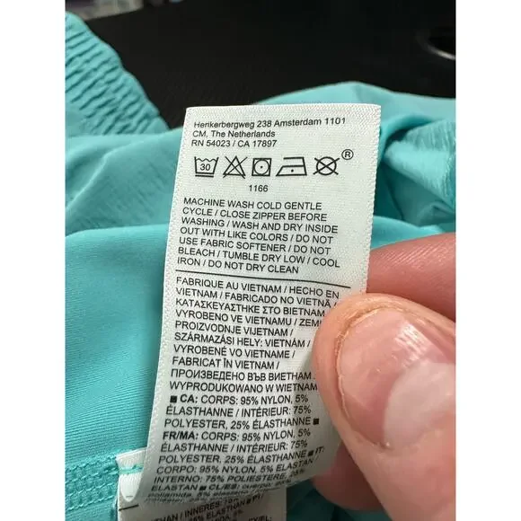 Athleta Trekkie Skort Sea Blue Size 6 Golf Tennis Ripstop Outdoor - Picture 6 of 10